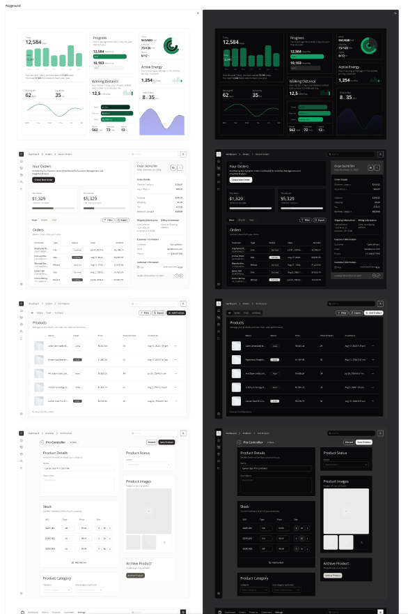 Lumen full preview, light theme